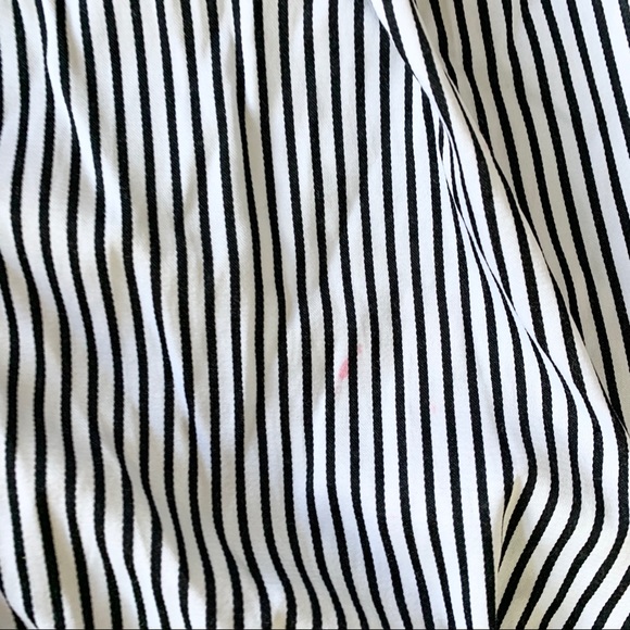 New Look Off the Shoulder striped crop top sz 8 - Picture 6 of 6